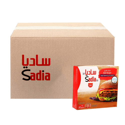 Sadia Beef Burger with Spices and Onion 24Pcs 1.344g 6Pcs 1Carton