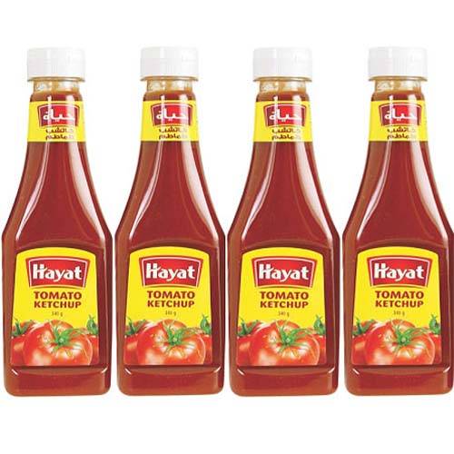 Hayat Tomato Ketchup 340g 4Pcs