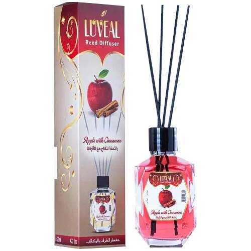 Luveal Apple and Cinnamon Reed Scented Diffuser 120ml