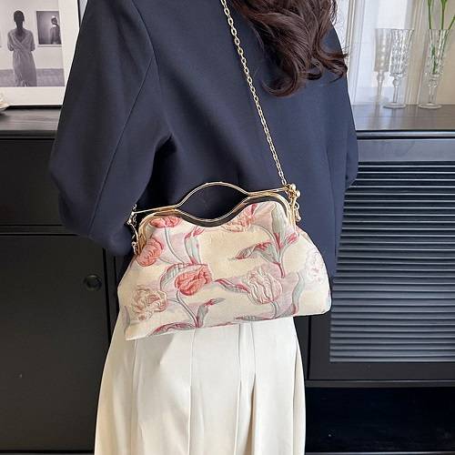 Bag with Flower Pattern