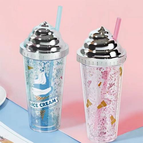 Magic Swirl Unicorn Plastic Cup