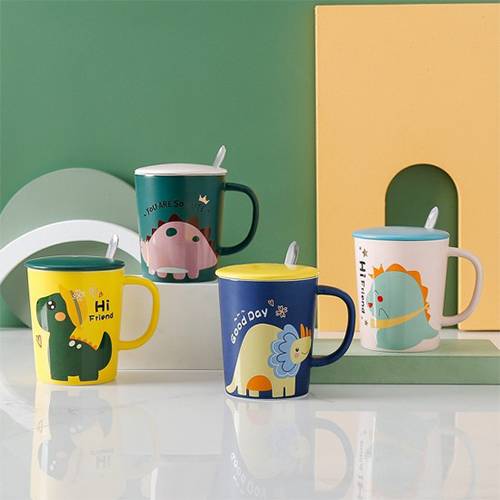 Dino Delight Ceramic Cup