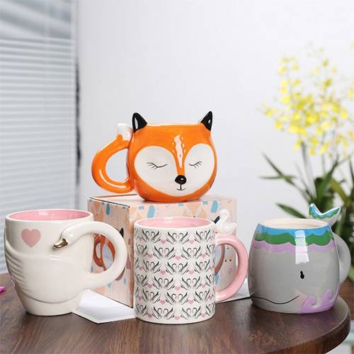 Whimsi Cute Animal Ceramic Cup