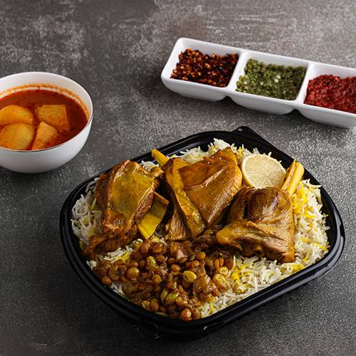 صينية مجبوس لحم عربي