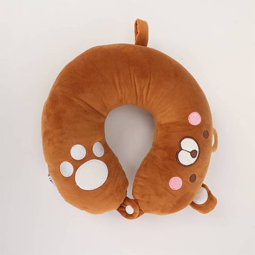 U Shaped Pillow Brown