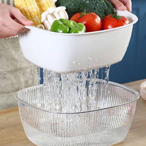 Vivid Cleanse Wash Basket Vegetables