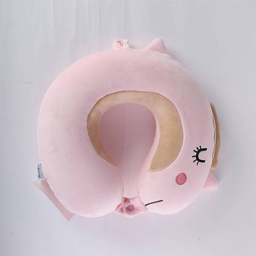U Shaped Pillow Pink