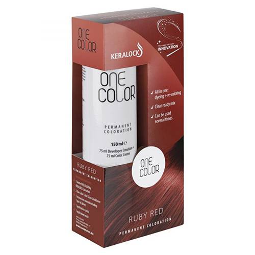 Keralock Permanent Hair Color 150ml Rupy Red