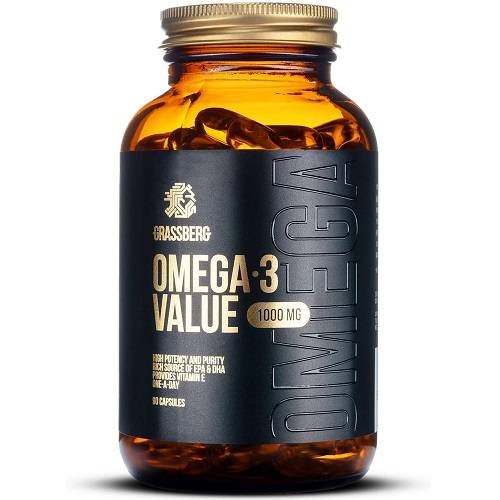 Grassberg Omega-3 Value 1000Mg 60 Capsules