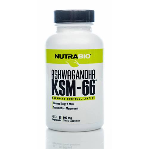 Nutrabio Ashwagandha Ksm66 90Capsules