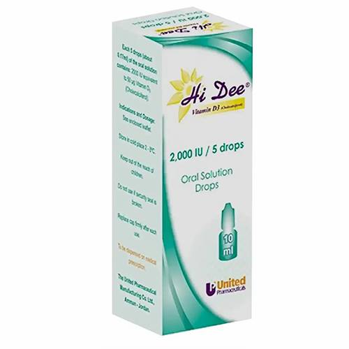 Hi Dee Vitamin D3 2000 Iu Drops 10ml