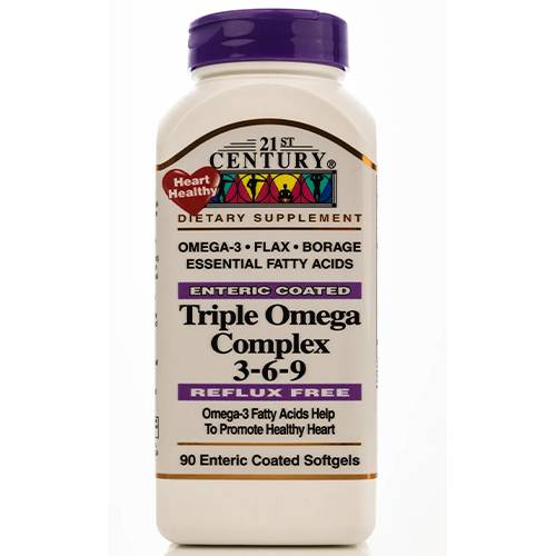 21 Century Triple Omega 90Capsules