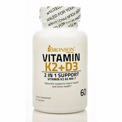 Bronson Vitamin K2 and D3 60Capsule
