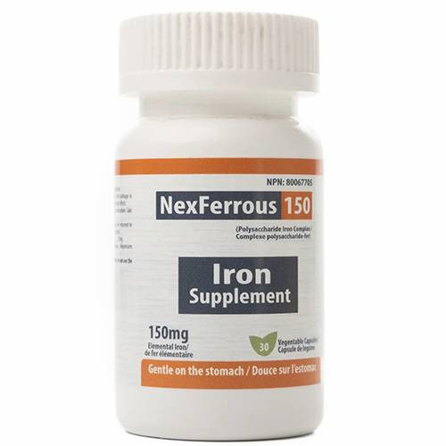 Nexferrous Iron 150mg 30Capsules