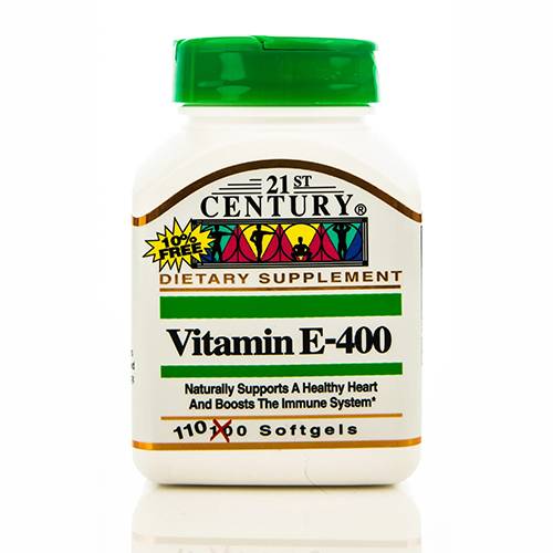 21 Century Vitamin E 400IU 110Capsules