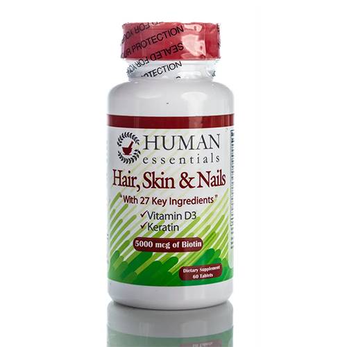 Human Essentials Hair and Skin and Nails Biotin 5000Mcg