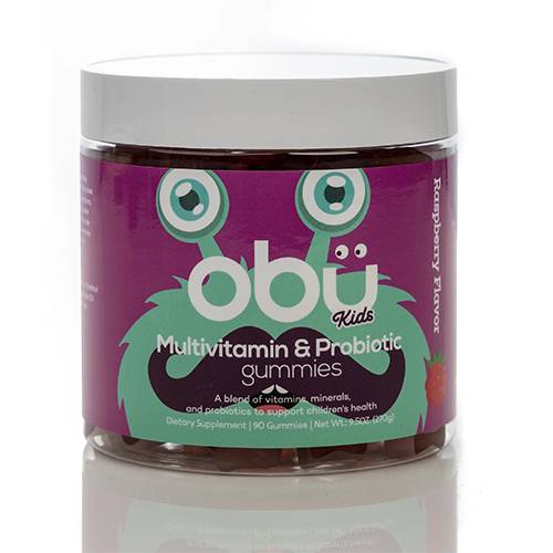 Obu Kids Multivitamins and Amp Minerals+Probiotic Gummies 90Pcs