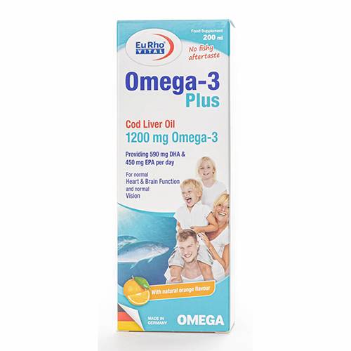 Eurho Vital Omega 3 Plus Syrup 200ml