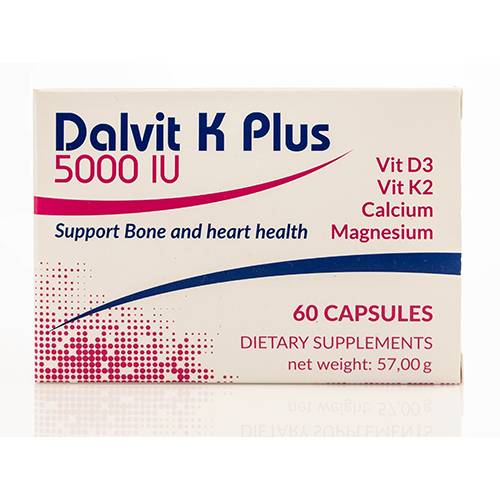 Dalvit K Plus 5000 Iu 60 Capsules