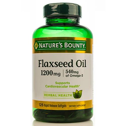 Nature's Bounty Flaxseed Oil 1200mg 122Capsules