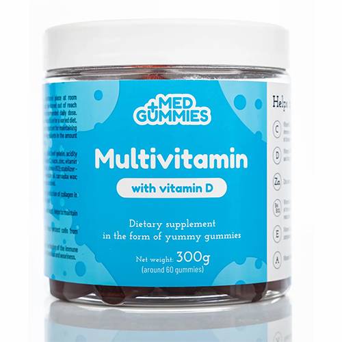 Med+ Gummies Multi Vitamin 300g 60Pcs