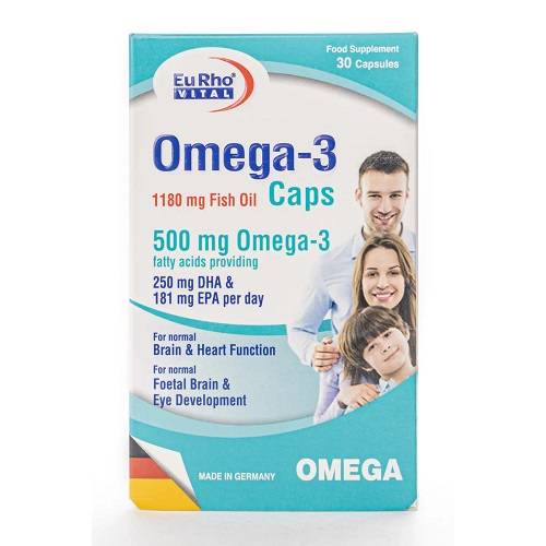 Eurho Vital Omega 3 500mg 30Capsule