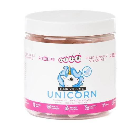 Unicorn Hair Skin & Nail Gummies 300 Gm