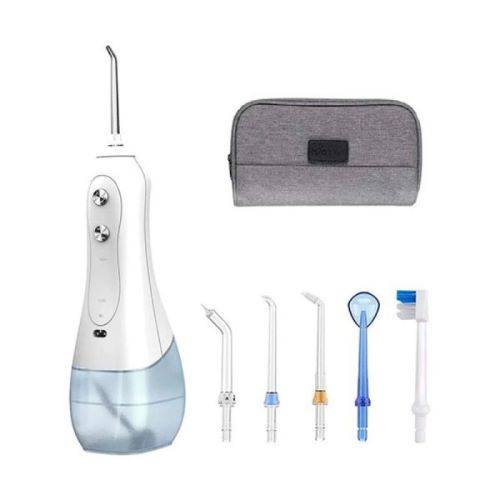 Oral Jet Water Flosser Rechargeable Wireless Dental Cleaning Device White