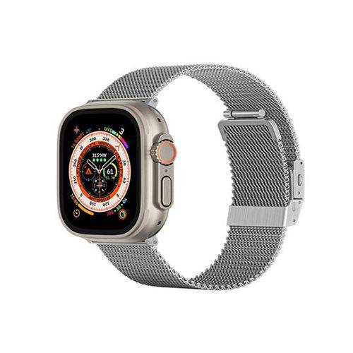 Amazing Thing Titan Metal Band for Apple Watch 45/49mm Silver No.15538