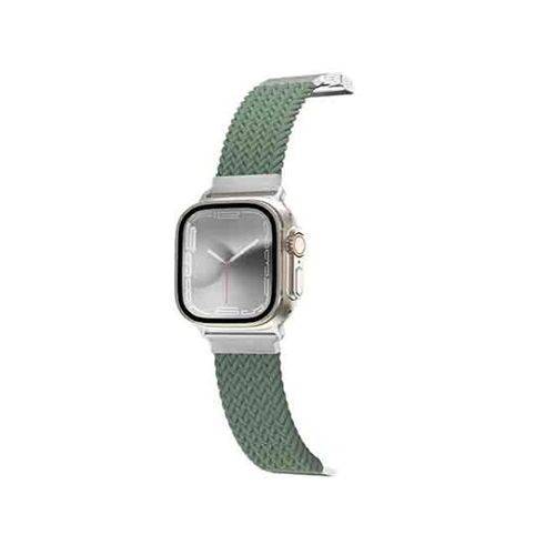 Amazing Thing Titan Weave II Braided Sport Watch Band for Apple Watch 45/49mm Green No.15552