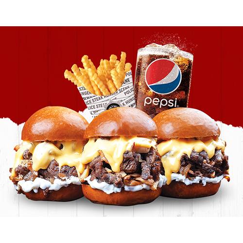 Meat Steak Slider Meal