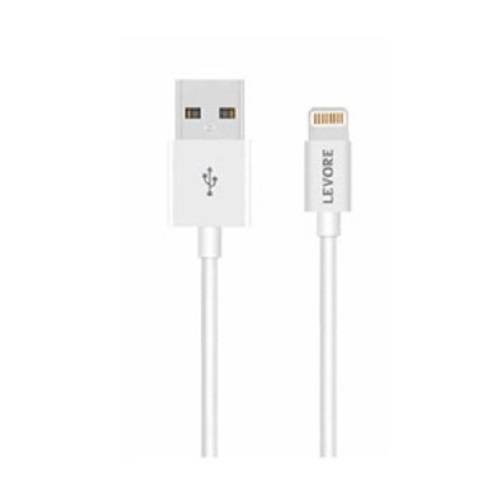 ليفوري كابل USB A الى لايتنينج بطول 6اقدام PVC الابيض رقم.16024