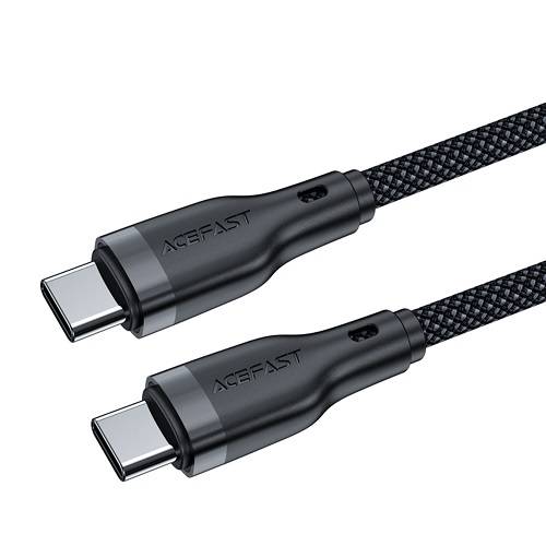 ايس فاست C8-03 كابل بيانات وشاحن Type C الى Type C اسود رقم.15885