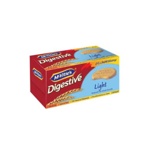Mcvities Digestive Light Biscuits 250g
