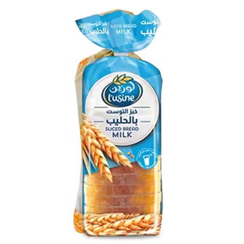 Lusine Sliced Milk Bread 600g 