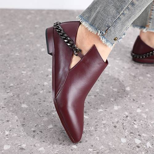 Rear Iron Track Shoe Burgundian