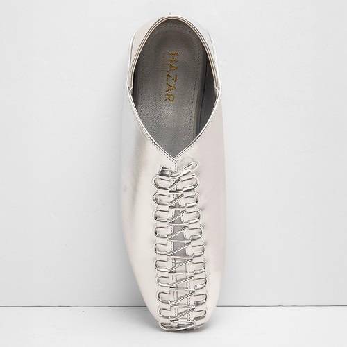 Flat Fixed Elastic Band Half Silver