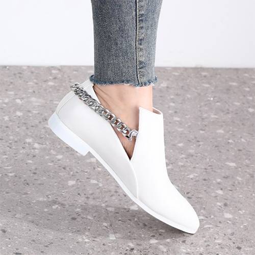 Rear Iron Track Shoe White