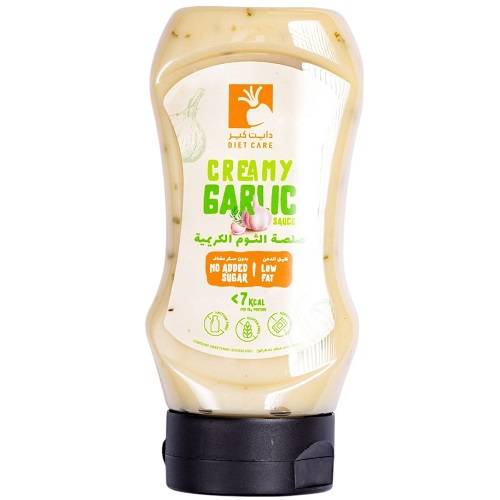 Diet Care Creamy Garlic Sauce Low Fat No Added Sugar 350ml