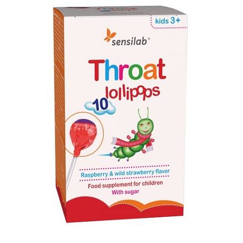 Sensilab Throat Lollipops 10Pcs