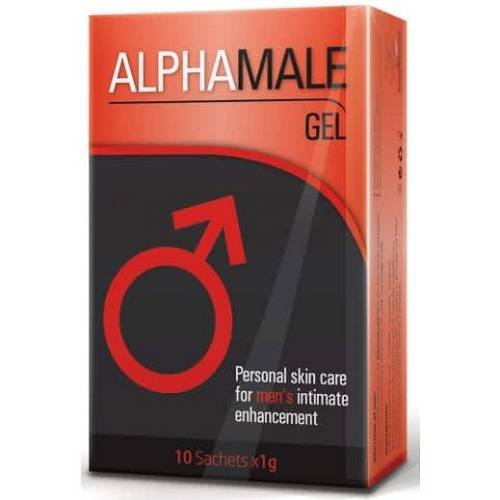 Alpha Male Gel Personal Skin Care for Mens Intimate Enhancement 10Sachets