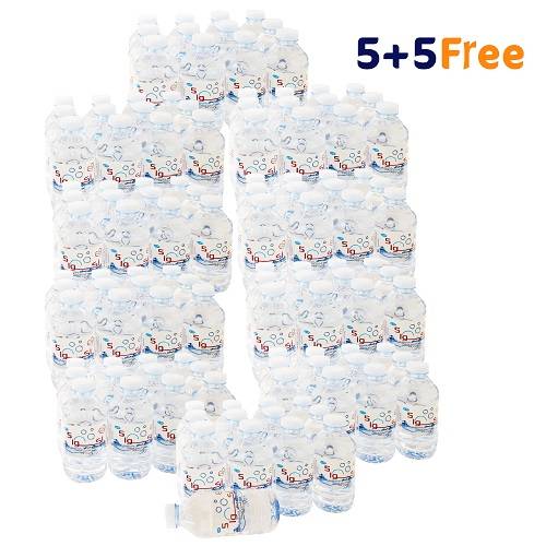 Aqua 5 Low Sodium Groundwater 330ml 12Pcs 5Packet + 5Free